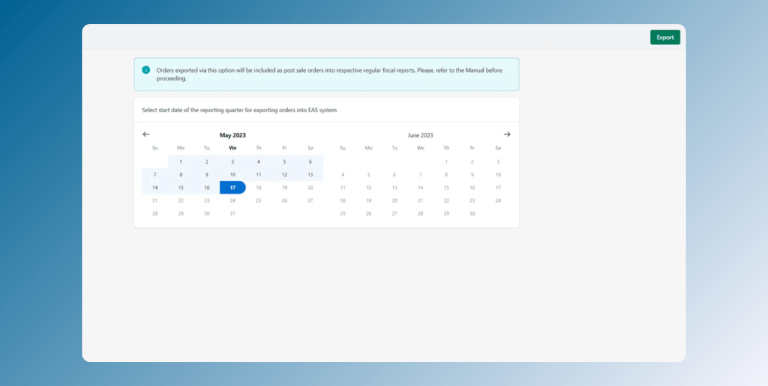 compliance solution - returns and payments