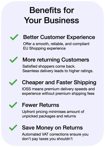 Benefits of IOSS businesses